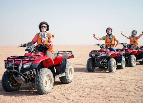 VIP Safari ( PUSTYNIA I PLAZA) Quad  2-godzinne + Arafatka gratis